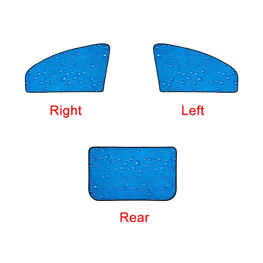 Heat Shield Car Magnetic Sunshade Right Left Water Drop Universal Side Visor Protector Curtains Single Layer Summer Sunscreen | Автомобили