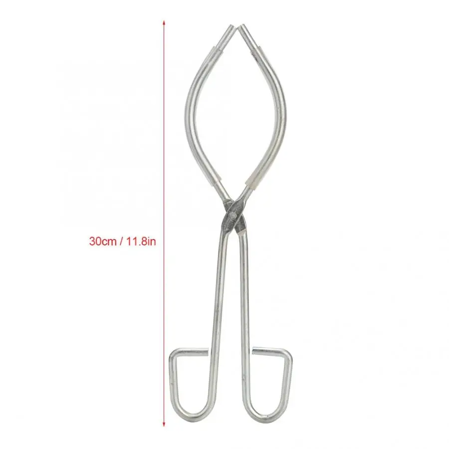30 см Высококачественный тигель из нержавеющей стали зажим для рук Клещи зажима