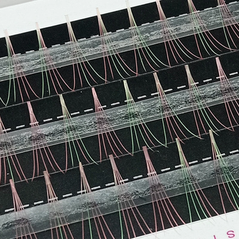 Новые 5D объемные разноцветные красные ресницы для наращивания центральный