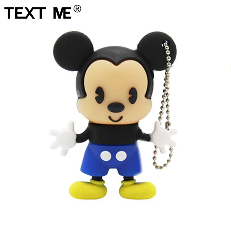 TEXT ME стиль милый Микки и собака usb флеш-накопитель usb 2,0 4 ГБ 8 ГБ 16 ГБ 32 ГБ 64 ГБ флешка, подарок