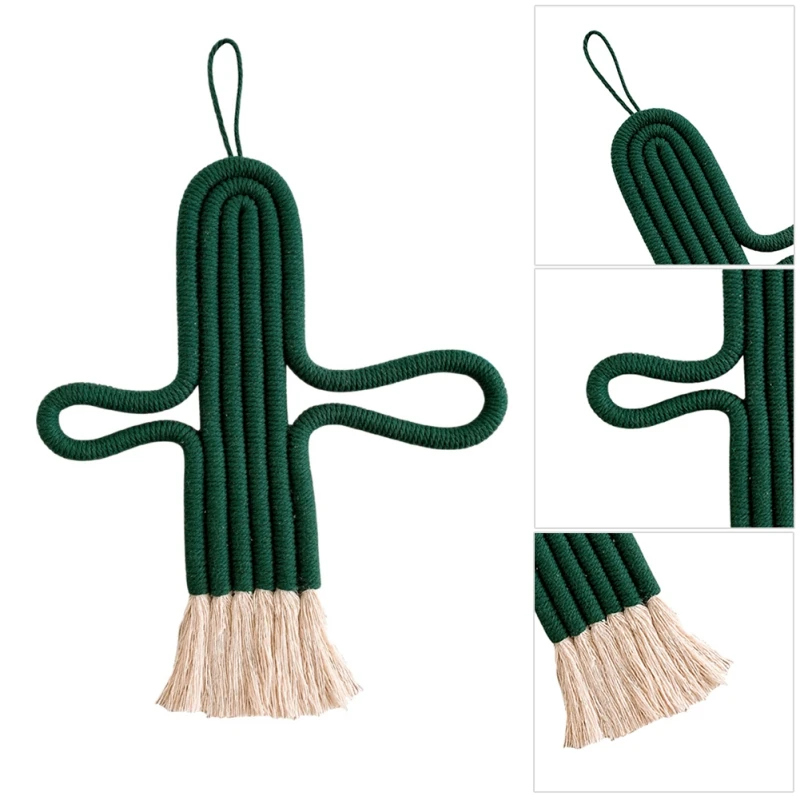 Плетеная хлопковая веревка ручной работы С КАКТУСОМ | Дом и сад