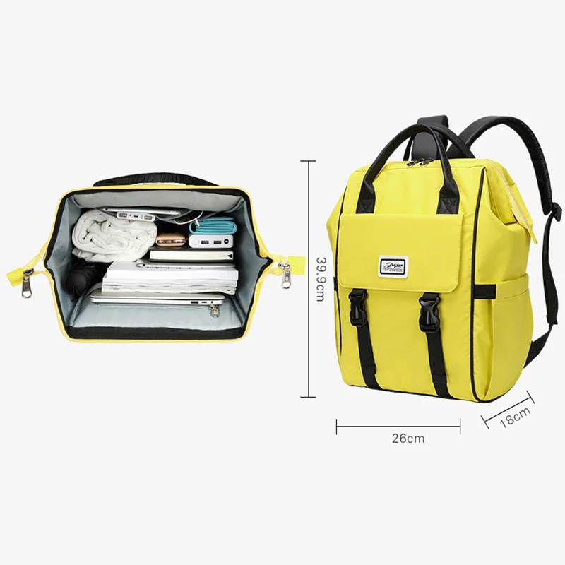 

3 in 1 Women Backpack 2020 Modern Laptop 16-inch Bag Macbook 14 inch Travel Mochila College School Bags for Female