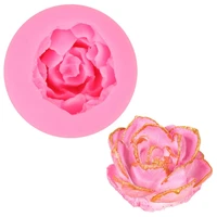 rose flower shape silicone soap molds for soap making cake decor fondant mold supplies aromatherapy plaster mold