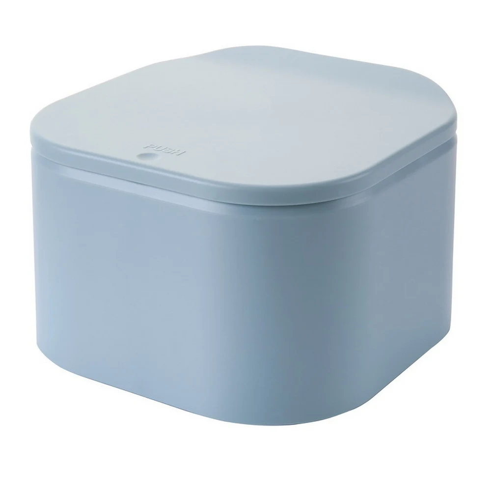 

Square Mini Bucket Small Waste Bin Desktop Garbage Basket Home Table Plastic Office Supplies Trash Can Dustbin Sundries Barrel