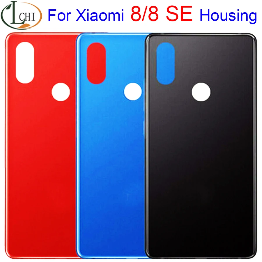 

New for Xiaomi Mi8 Battery Cover Back Glass Rear Door Housing Case Replace Parts For Xiaomi Mi 8 SE Battery Cover 8SE 8 Lite