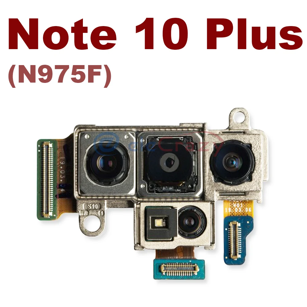Módulo da Câmera Principal para Samsung Original Voltar Traseira Galaxy Note 8 Nota 9 10 Mais Lite Cabo Flexível Fita 100% Testado 11 Telefonia e Comunicação