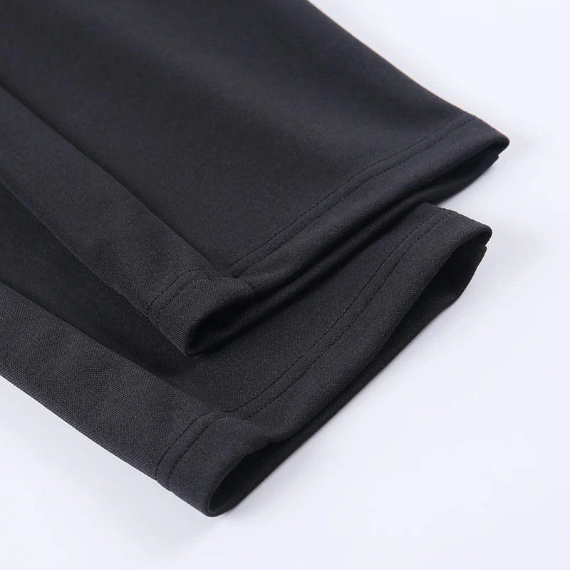 Готический черный сексуальный уличная ПУ повязки Высокая талия женские брюки