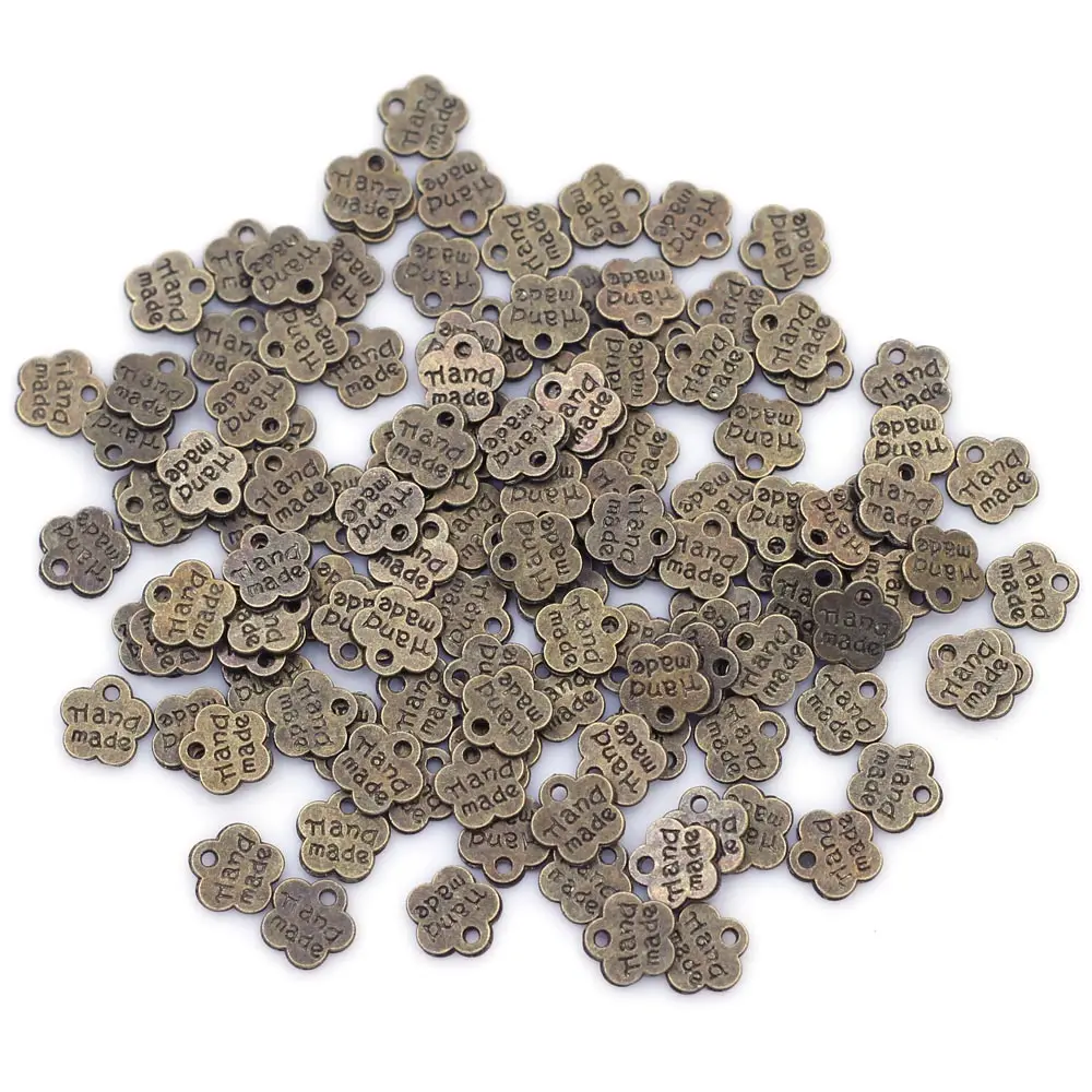 

Pendants Alphabet Letter Heart Palm Flower Star Round For Charm Bracelets Handmade Jewelry DIY Making Finding
