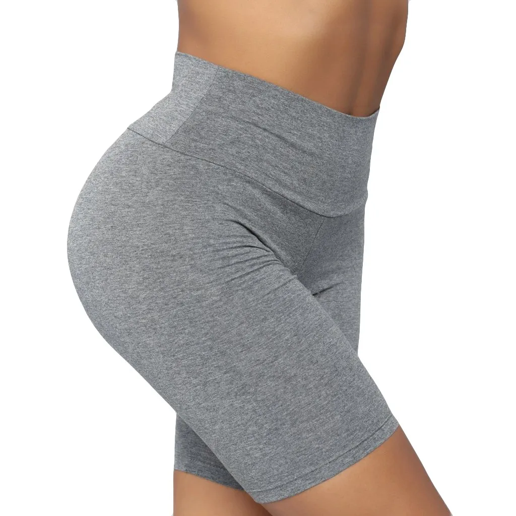 Женские модные однотонные колготки эластичные леггинсы спортивные шорты для