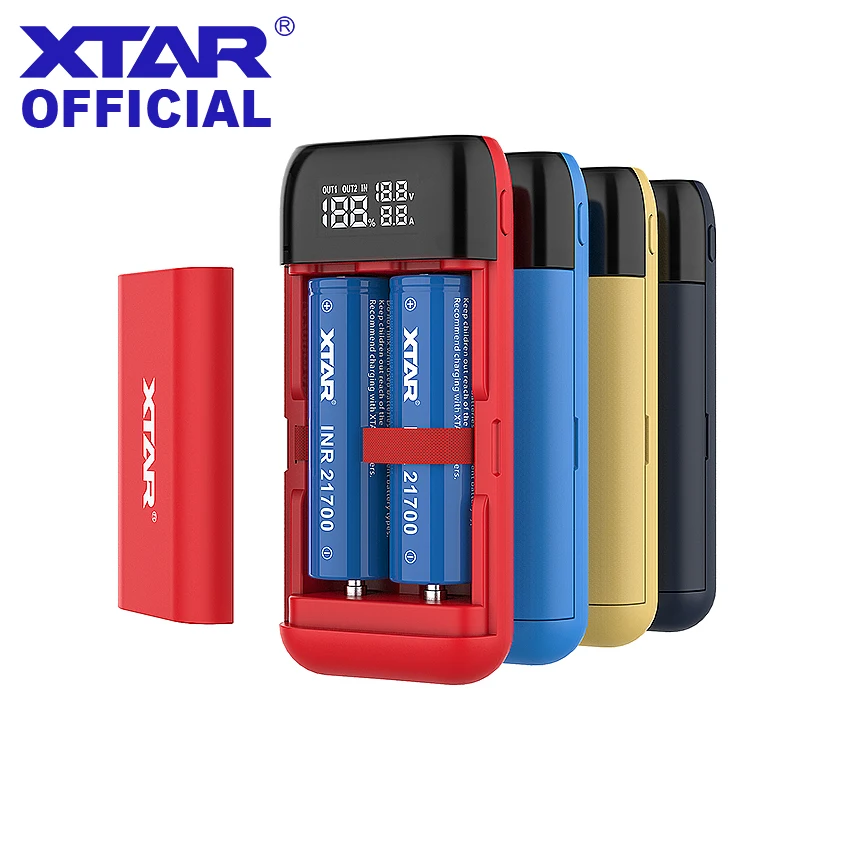 Зарядное устройство XTAR 18650/зарядное PB2S быстрое зарядное SC2 USB / MC2 MC2PLUS VC2 VC2S с