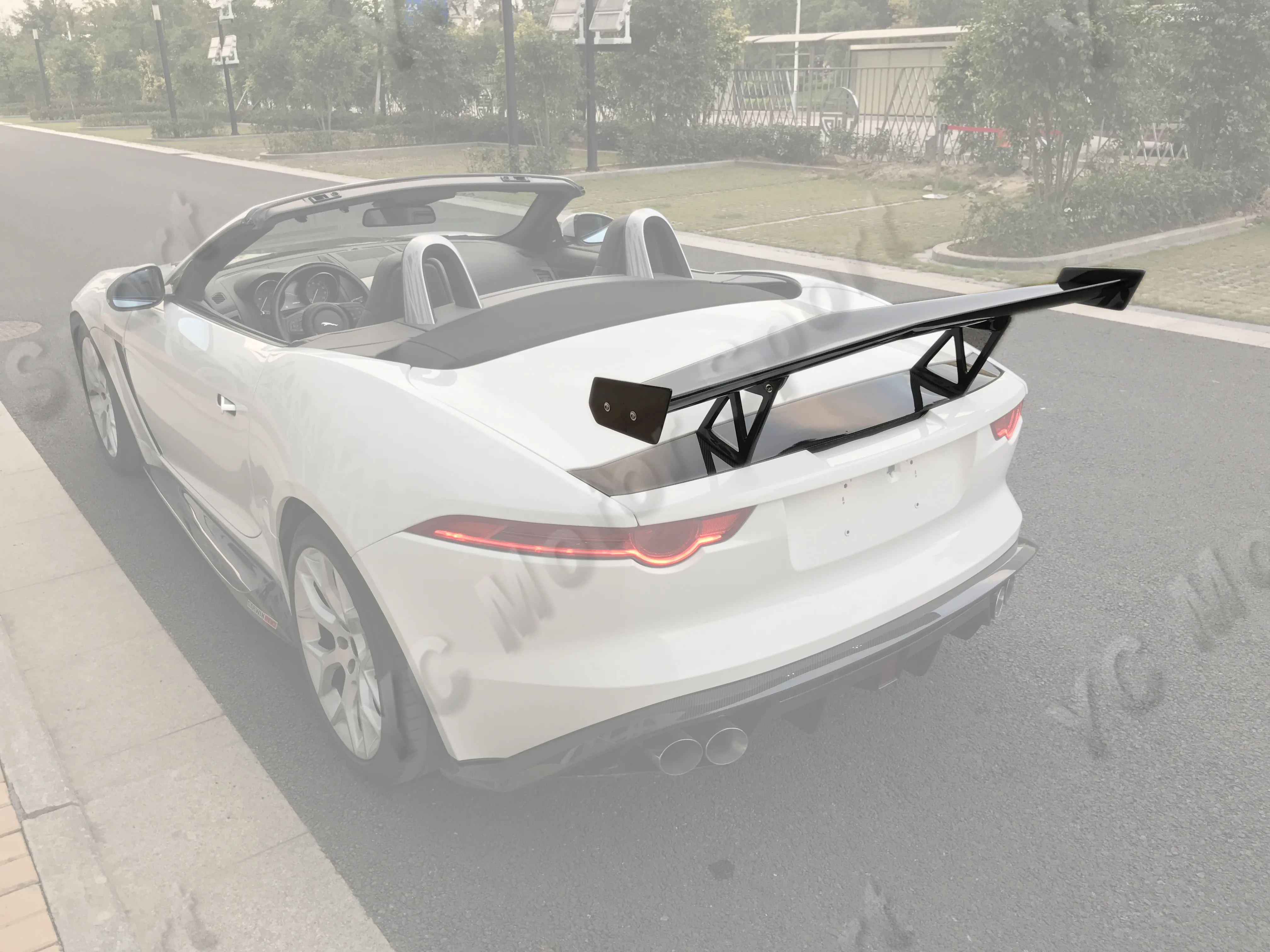 

Car Accessories Carbon Fiber iMP Performance Style Rear GT Wing Fit For 2014-2019 F-Type X152 Convertible Rear Trunk Spoiler