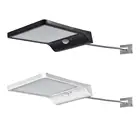 Уличный светильник с пассивным ИК датчиком движения, настенная лампа на солнечной батарее, водонепроницаемое энергосберегающее освещение для двора, дорожек, дома, сада, 36 светодиодов