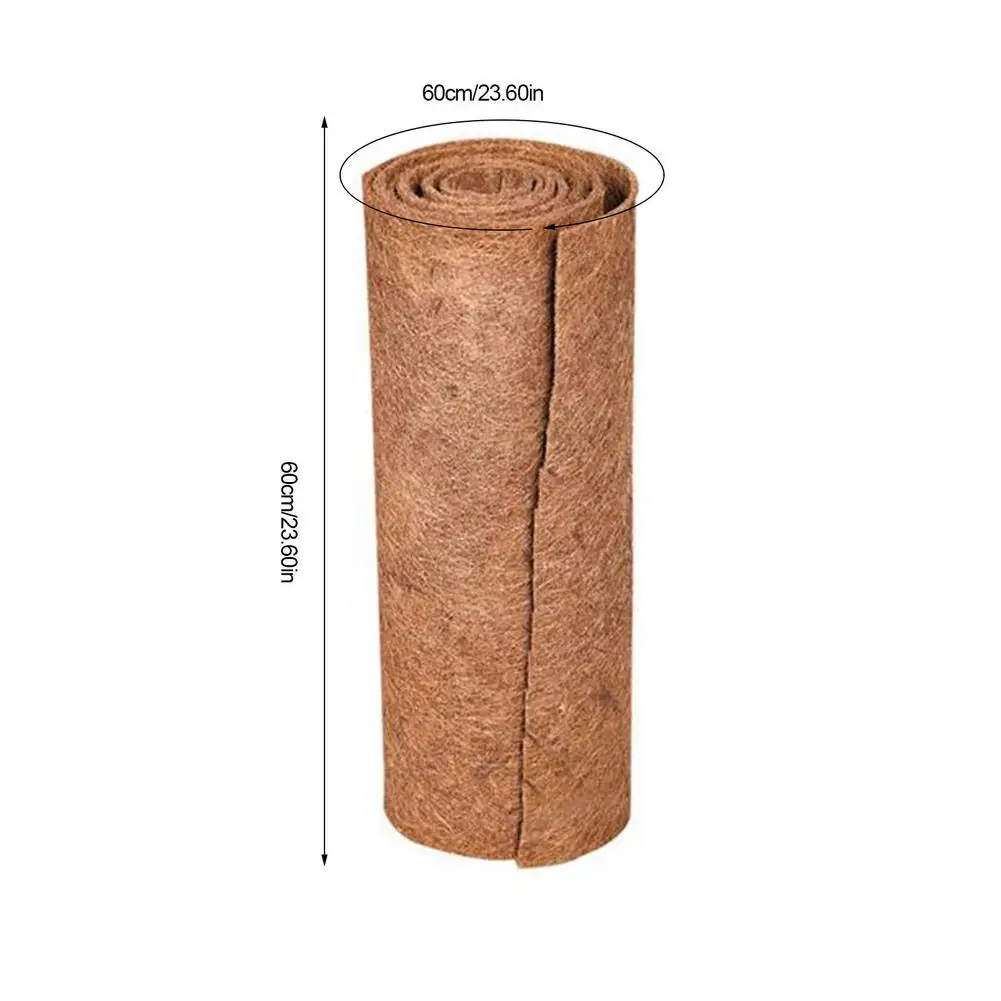 

60X60CM Natural Coconut Fiber Liner Sheets Mat For Garden Flower Basket Flowerpot Wall Basket Pet Carpet Coconut Palm Mat