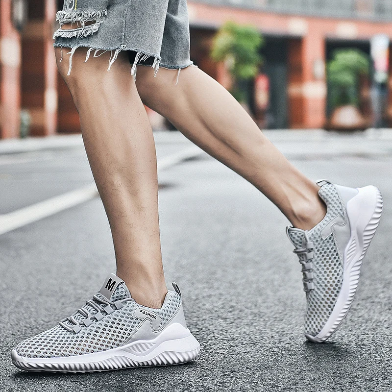 FISH IN LOVE Man Sneakers Mannen Schoenen Schoen Mannelijke Casual Comfort Ademend Lichtgewicht Wandelen Sneaker GY433 | Обувь