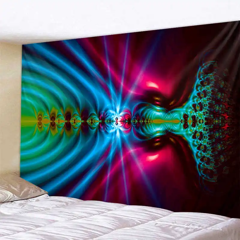 

Psychedelic art hanging cloth Home decoration tapestries Bedroom dormitory decoration abstract background cloth