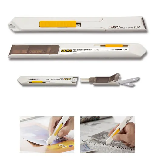 Сделано в Японии, OLFA TS-1, резак для верхних листов, скрапбукинг, купон для резания, функция контроля давления, лезвие