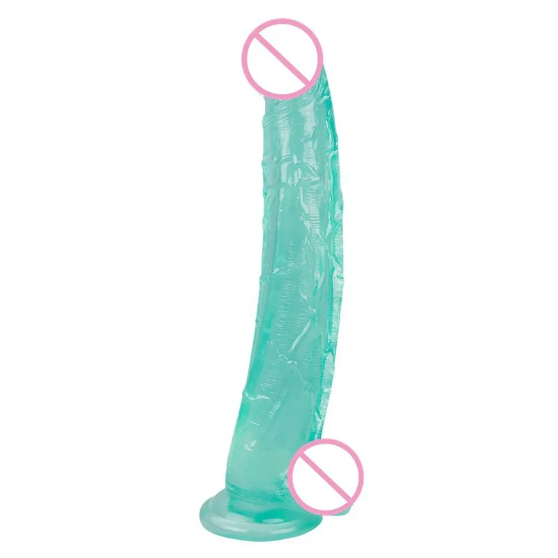 8 inch adult toy novelty sexy women long dildo with silicone suction cup | Dildos