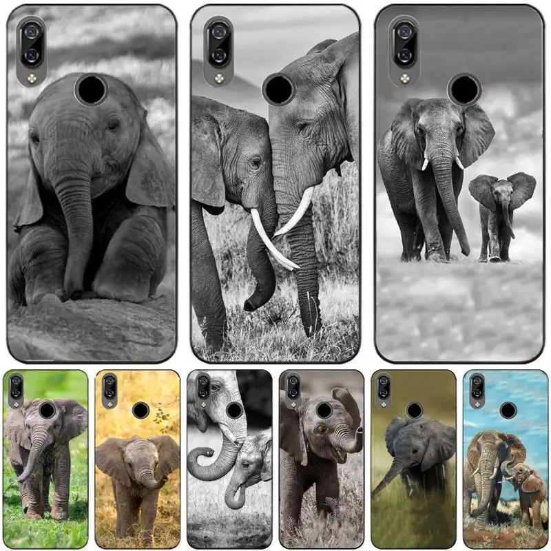 

ZFGHSHYQ Mom And Baby Elephant Soft Cover Phone Case For Redmi 7 8 9 A K20 30 Pro Note 8 8t 9 Pro 9s
