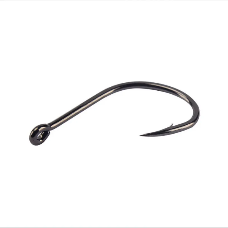 Рыболовные крючки, Mustad, крепкий морской поток, Высокоуглеродистая сталь, колючий крючок с кольцом, рыболовные крючки