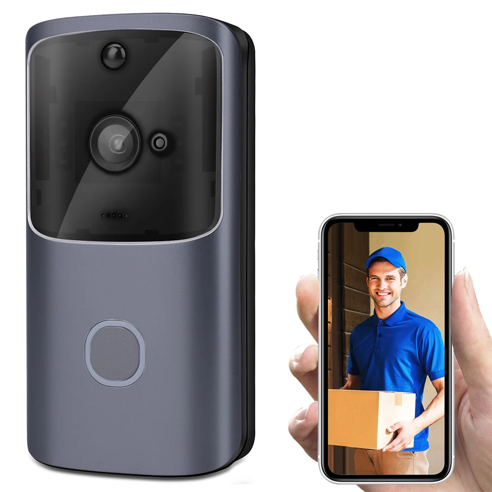 

Details about Wireless Doorbell Camera WiFi Remote Video Door Intercom IR Security Bell Phone