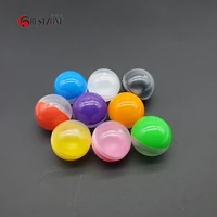 100pcs 40mm plastic surprise balls kids toy capsules half transparent empty eggshell can open for vending machine kids gift
