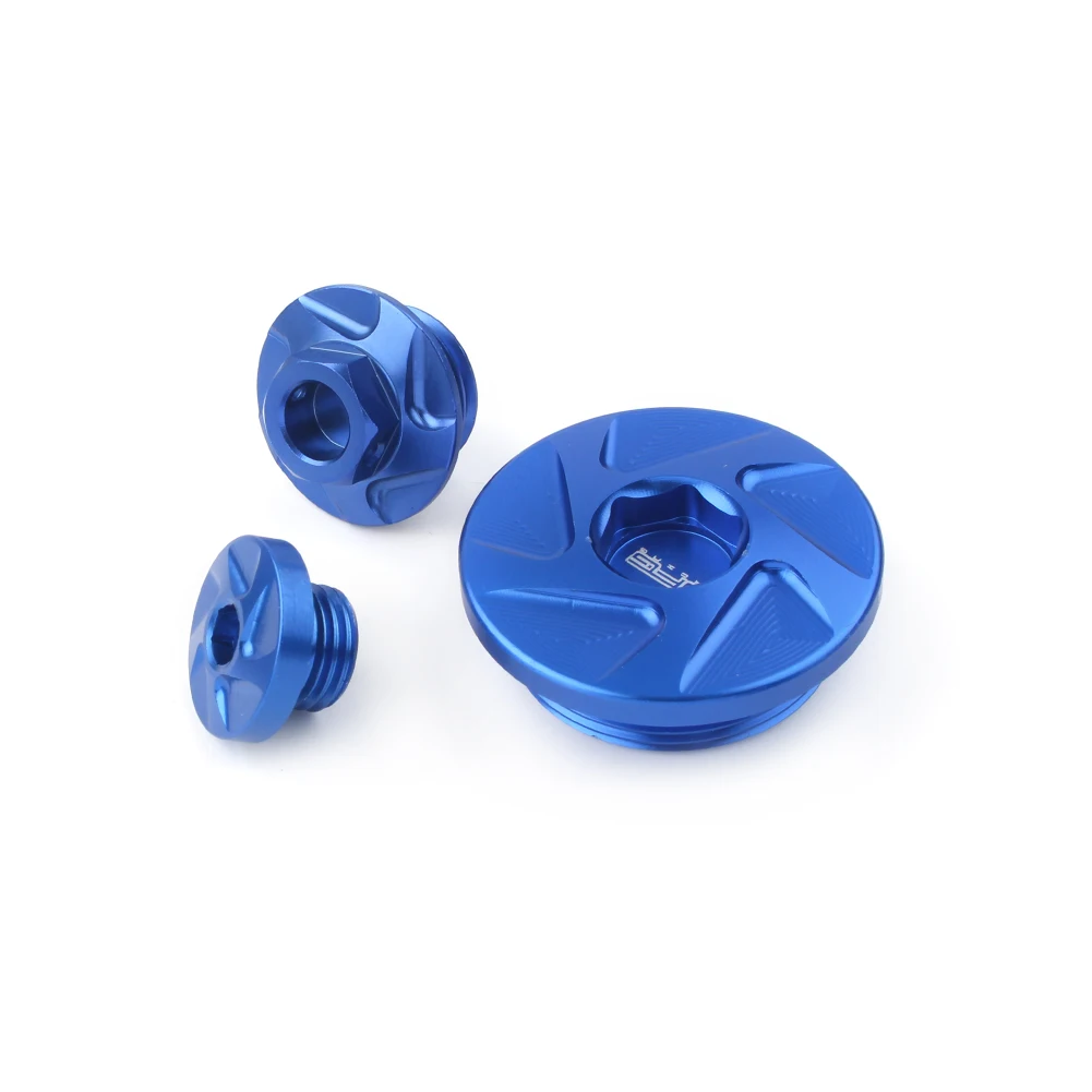

3Pcs/Set Motorcycle CNC Engine Timing Oil Filter Plugs Bolts for Yamaha YZ250F 2001-2013 & YZ450F 2003-2005 & WR250R/X 2007-2016