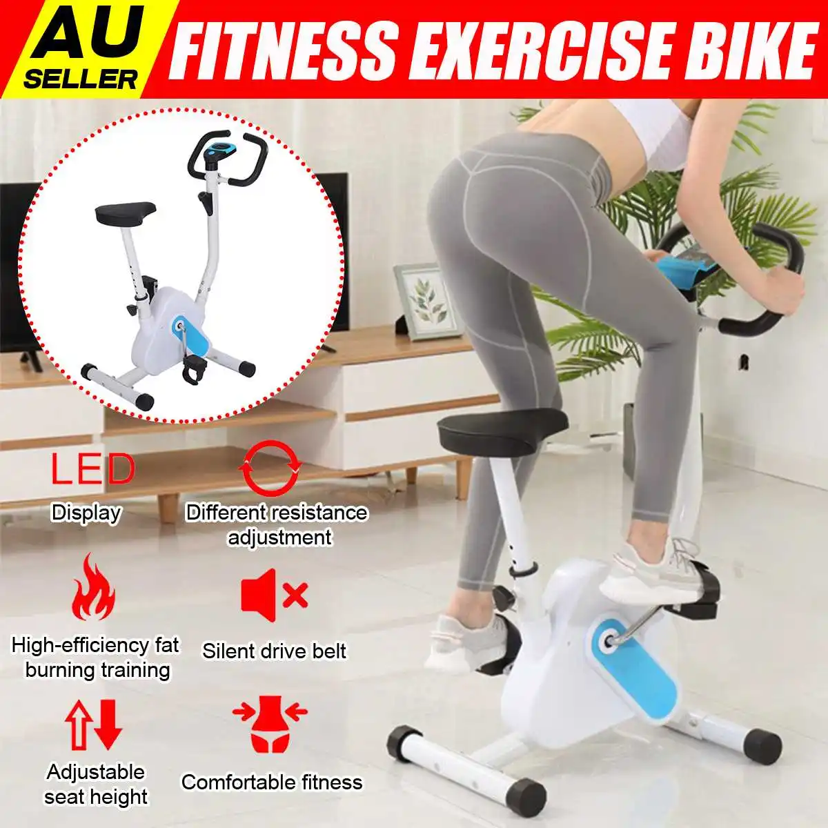 

Exercise Bike Home Ultra-quiet Indoor Weight Loss Pedal Bike Fitness Bike Dynamic Bicycle Fitness Equipment Fittness Cycly Bike