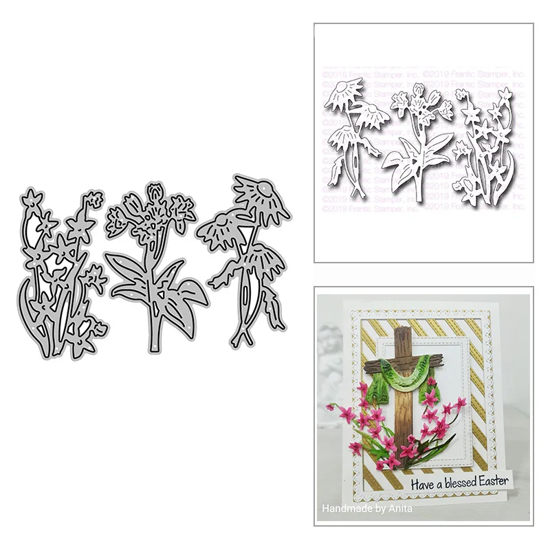 

Новинка DIY Весенняя Маргаритка цветы 2021 без штампов тиснение ремесло и металлические Вырубные штампы для скрапбукинга создание открыток Де...