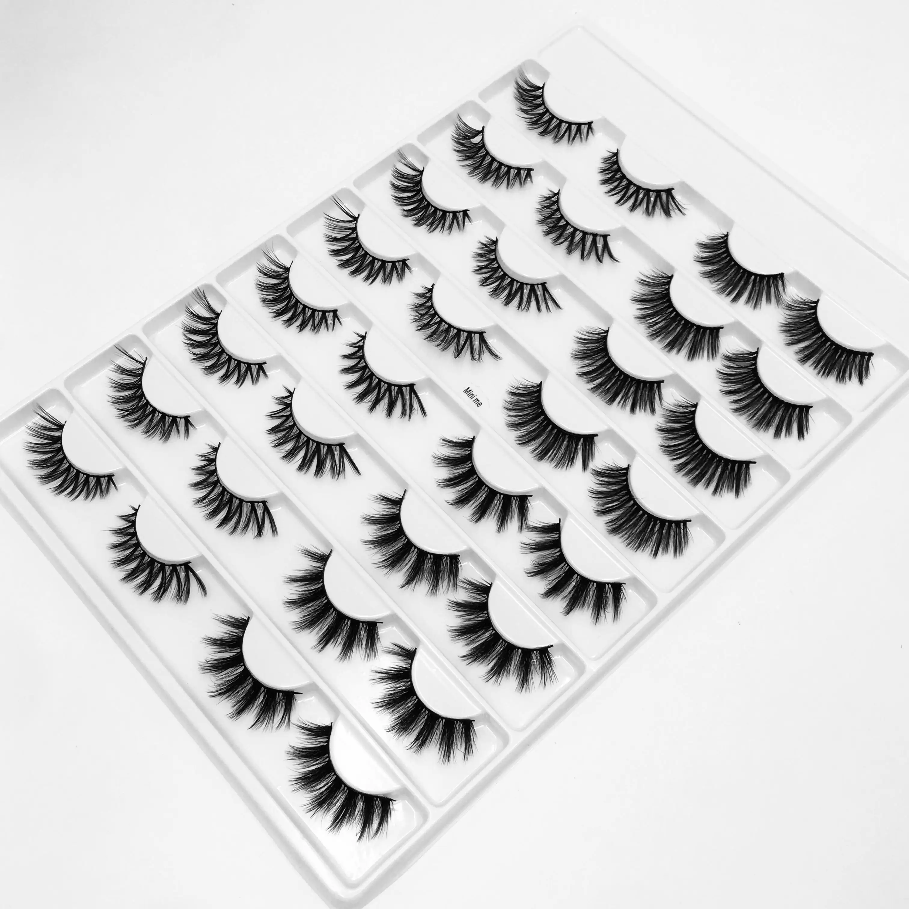 16pair 14 16 пар Мультипак 3D Мягкие норковые Накладные ресницы ручной работы пушистые длинные ресницы натуральные инструменты для макияжа глаз Искусственные ресницы - Цвет: 16pair 14