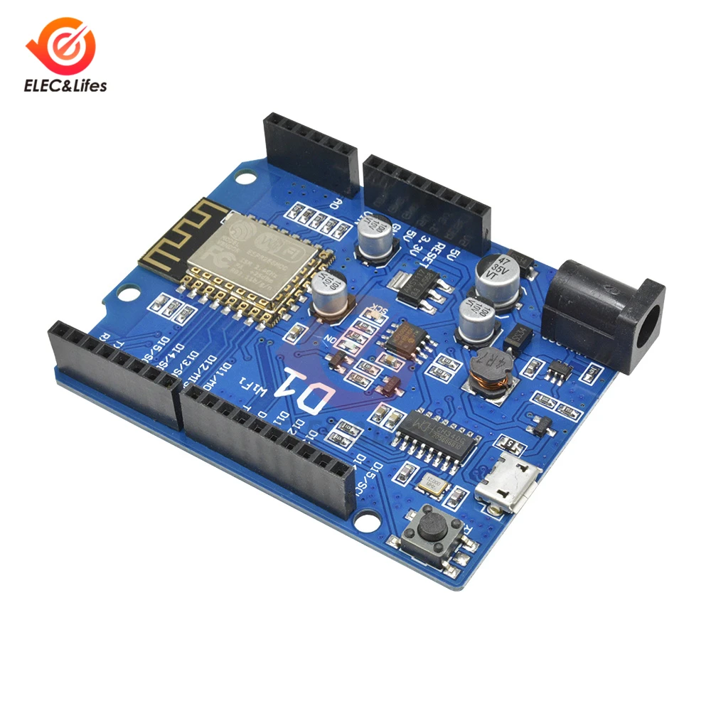 Беспроводная плата разработки для WeMos D1 esp8266 CH340 CH340G Wi-Fi Φ модуль OTA Arduino R3 Micro USB 3 В 5 |