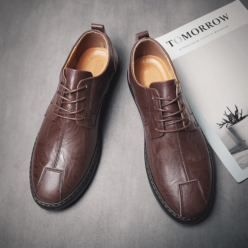 

Casual Male Shoe Casual Loafers Shoes For Men Men's Leather Sneakers Zapatos De Hombre Mens Causal Sapatos Sneaker