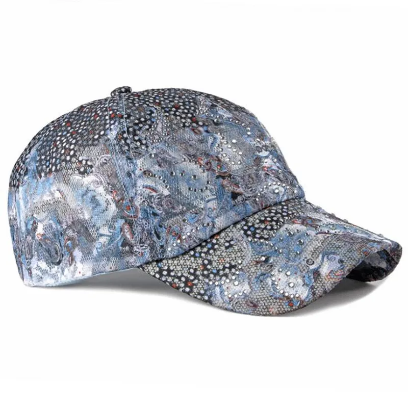 XdanqinX 2020 Summer New Lace Baseball Caps Multi-colored Women's Personality Fashion Brand Cap Adjustable Size Female Beach Hat