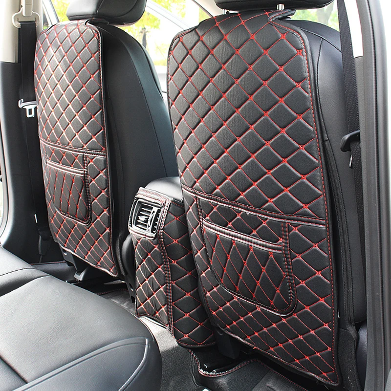 Car Styling Leather Interior Seat Protector Side Edge Protection Pad For Nissan Sentra B18 2020-PresentSticker Anti-kick Mat | Автомобили
