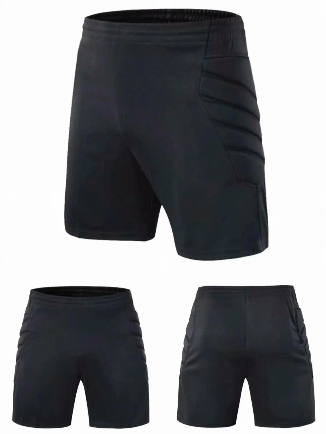 shorts Футбольная голкиперская форма мужской, Футбол Трикотажные изделия наборы дети Футбол вратаря рубашка для голкипера брюки шорты размер от s до 3XL - Цвет: shorts