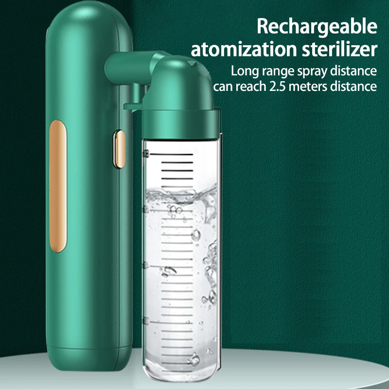

Household Portable Wireless Handheld Atomization Disinfection Fog Machine Fog Machine USB Charging Nano Disinfection Spray Gun