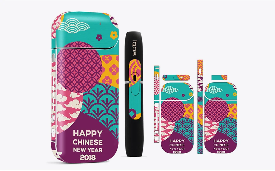 Чехол с героями мультфильмов Volcanee для IQOS, Защитная пленка для IQOS 2,4 Plus, коробка для электронных сигарет, модный стикер, футляр для вейпа