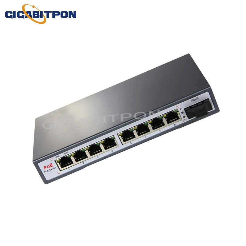 

Коммутатор Ethernet с 9 портами, 100 м, с 8 портами POE + 1 * волоконным портом, SM SC по умолчанию, двойное волокно (опционально одно волокно, мм)
