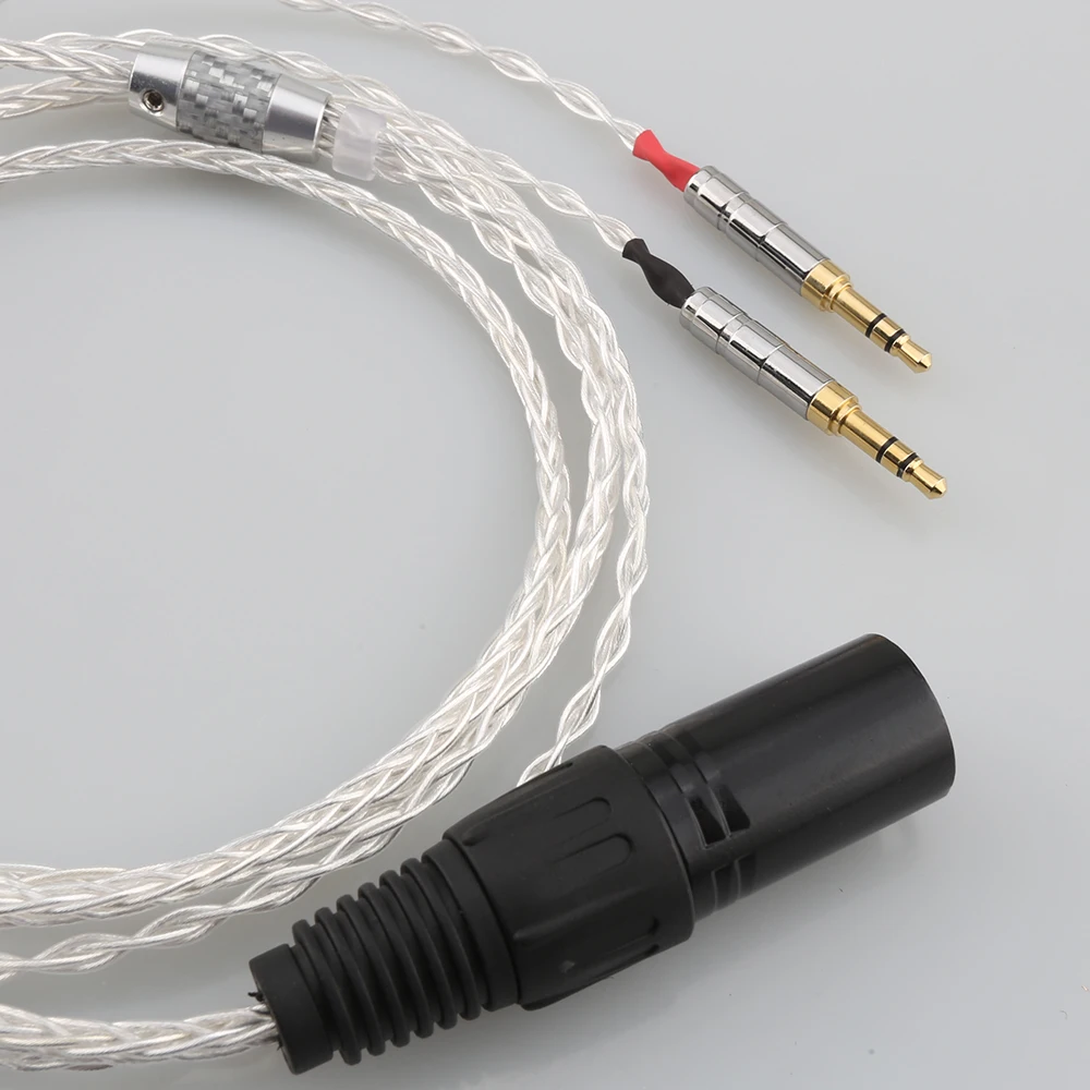XLR сбалансированный 8-ядерный кабель для наушников Denon AH-D600 D7100 Hifiman Sundara Ananda HE1000se