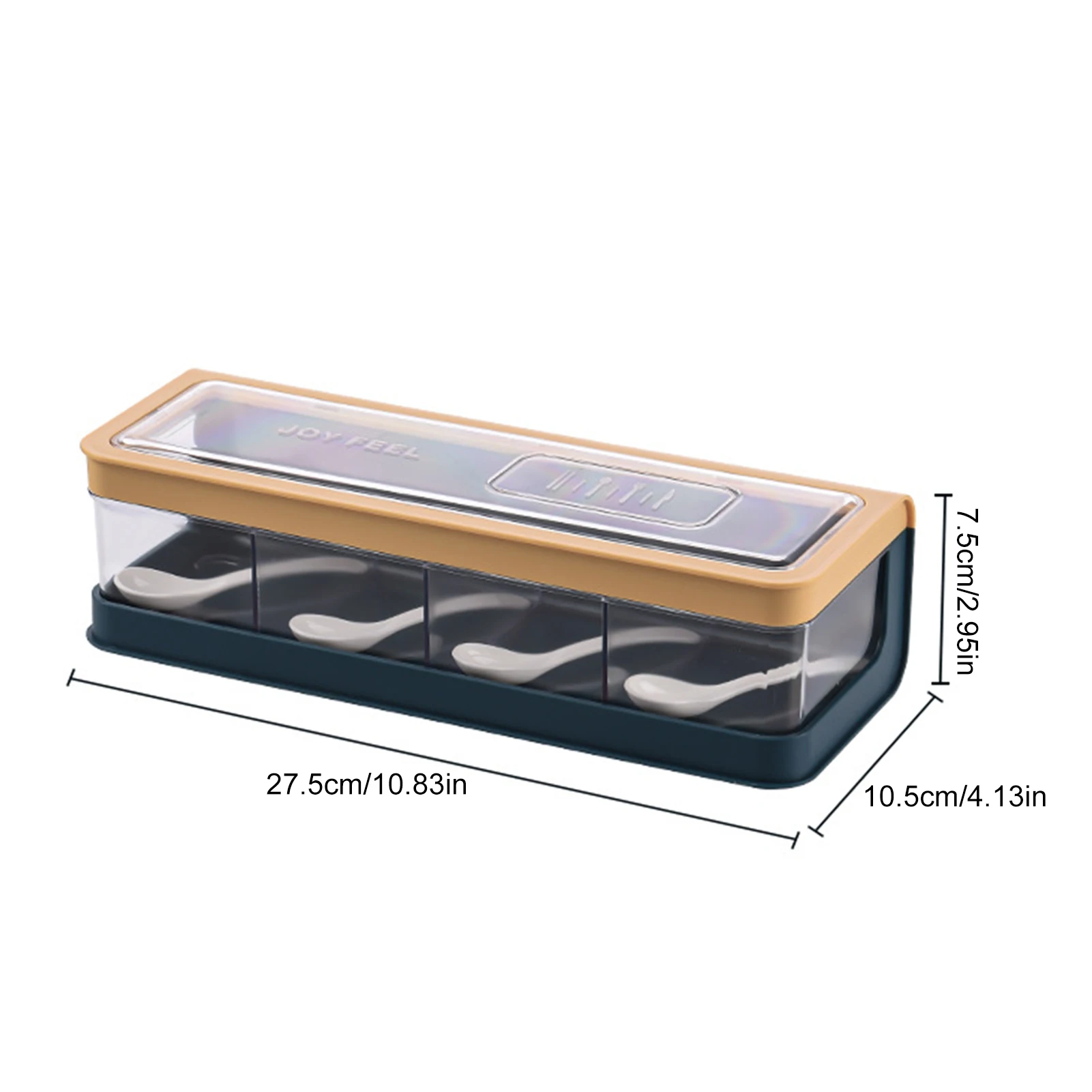 

Square Chopsticks Box Safe Transparent Lid Container Kitchen Seasoning Bottle Boxs Food Storage Preservation Cook Tools