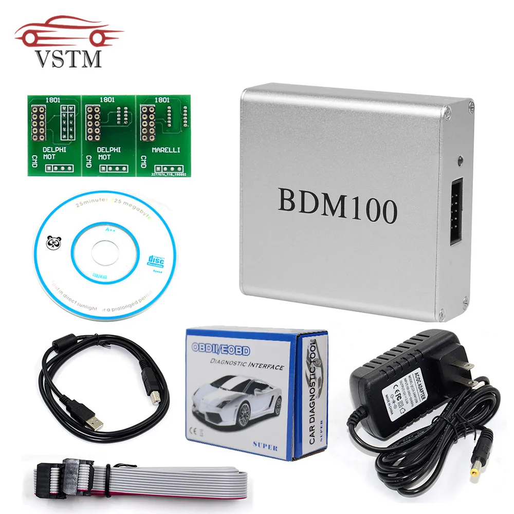 Универсальный автоматический считыватель ЭБУ BDM100 V1255 2019 программист мигалка BDM 100