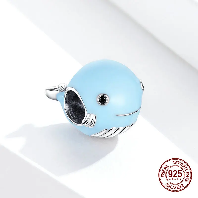 Женские бусины-шармы из серебра 925 пробы с эмалью | Украшения и аксессуары