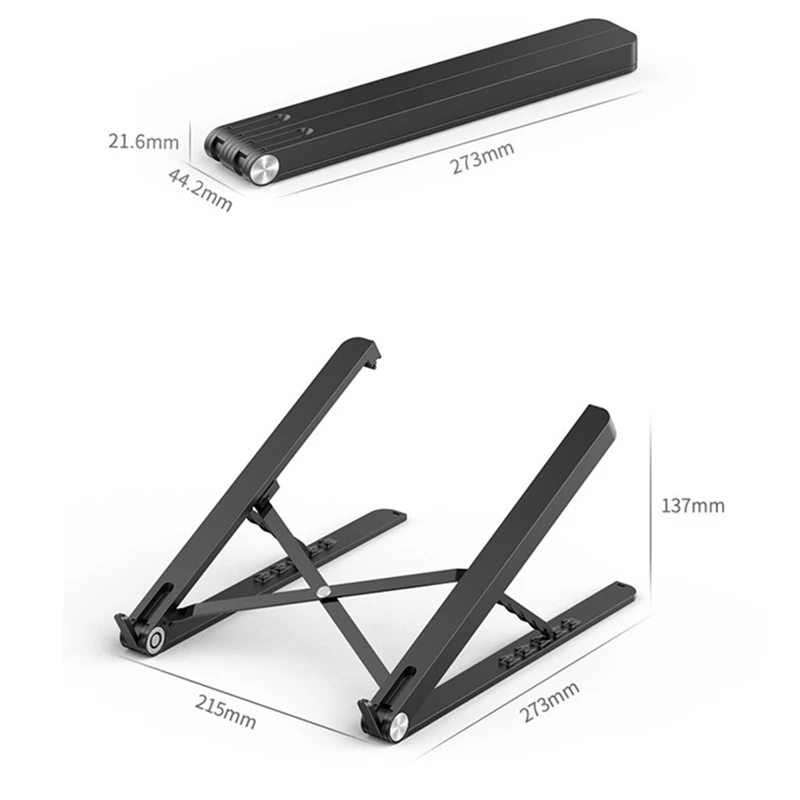 

Portable Laptop Stand Foldable Support Base Notebook Stand For Macbook Pro Lapdesk PC Computer Laptop Holder Cooling Pad Riser