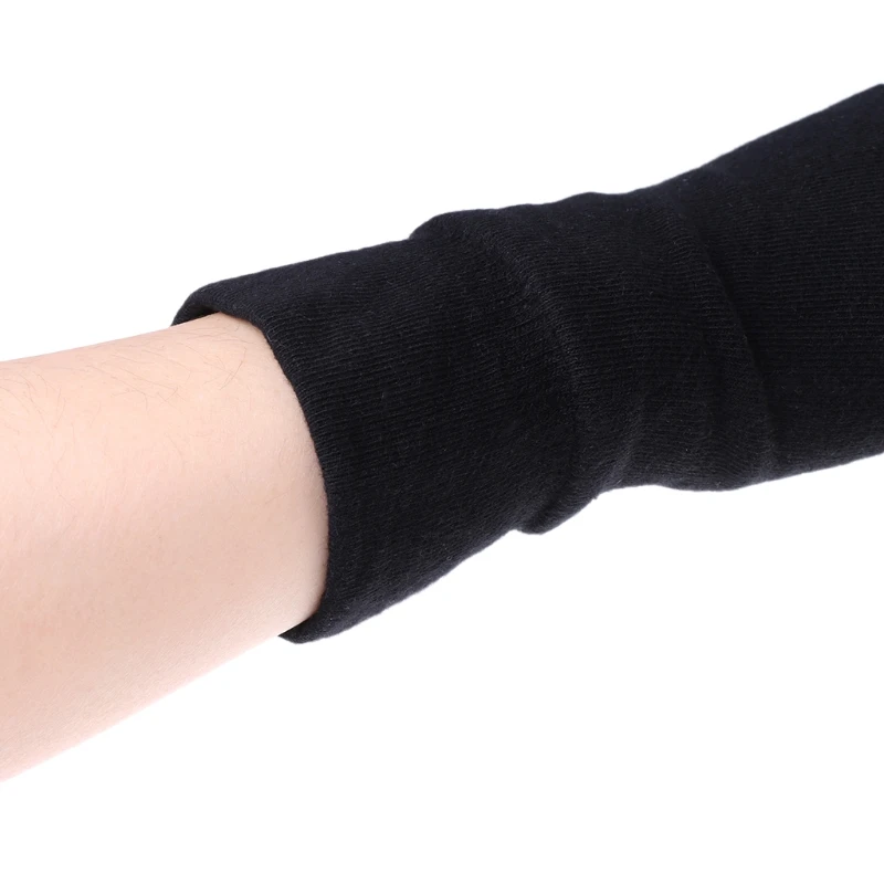 

Fashion Unisex Men Women Knitted Fingerless Winter Gloves Soft Warm Mitten Solid Q39F