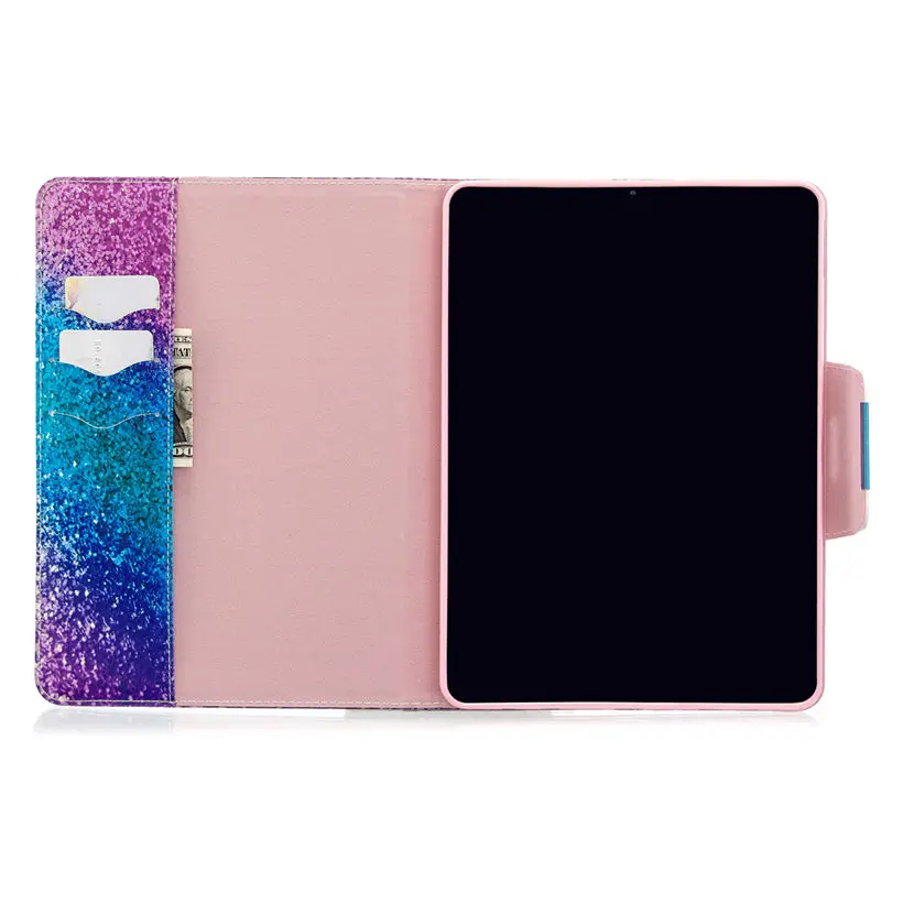 

Tablet Case For iPad Pro 11 2020 Cover For iPad Pro 11" 2020 Funda Fashion Painted Soft TPU PU Leather Stand Shell Capa +Gift