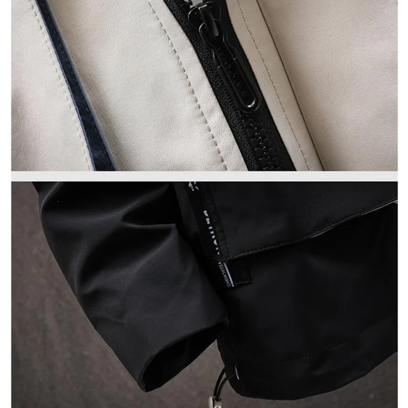 

2021 Spring clothing Autumn Casual Jacket Men Outerwear Hoodies Mens Windbreakers for Male Streetwear Plus Size S-3XL