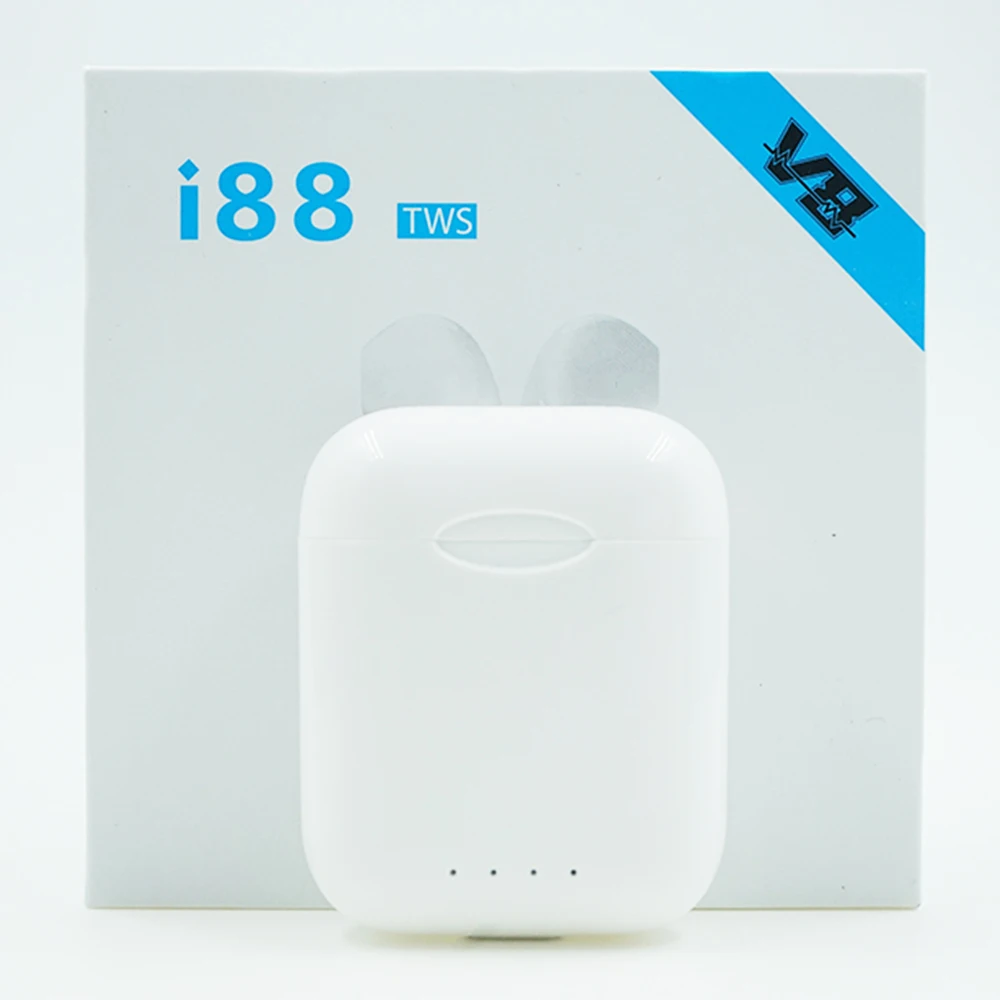 I88 TWS, беспроводные наушники с Bluetooth,, сенсорное управление, стерео гарнитура, мини, свободные руки, оригинальные Bluetooth наушники