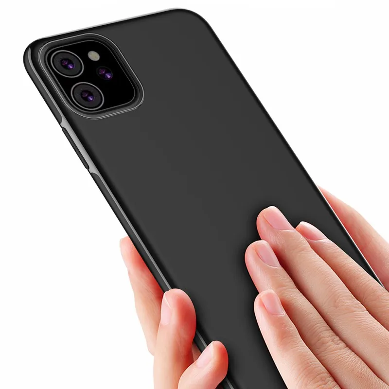 Для IPhone 11/11 Pro/Max TPU протектор Противоударный задняя крышка из углеродного волокна