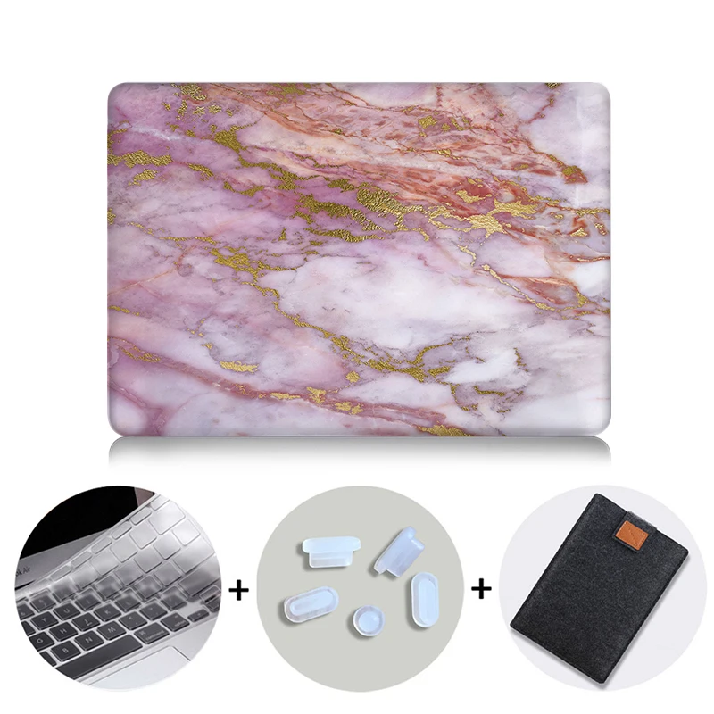 MTT Жесткий Чехол для ноутбука Macbook Air Pro retina 11 12 13 15 мраморный чехол для Mac book 13,3 дюймов с сенсорной панелью - Цвет: MB10