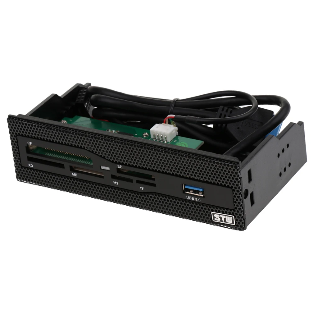 Чехол для настольного компьютера 5 25 дюйма внутренняя панель кардридер порт USB 3