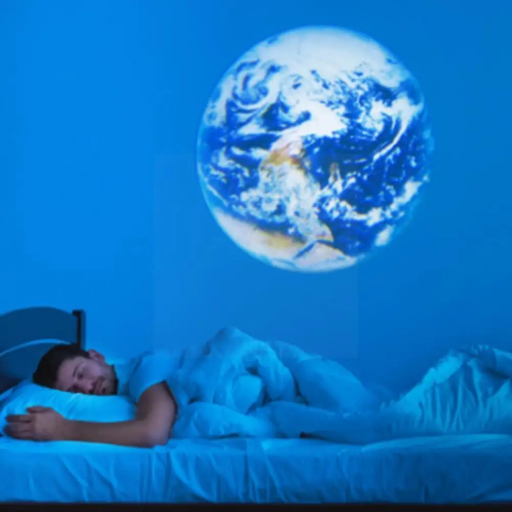 

Kids Night Light Projector 360 ° Rotating Led Lamp With Usb 5v 3w For Bedroom Wall Decoration A5g1